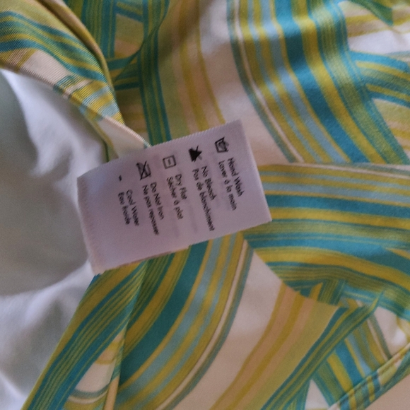 L*Space Frenchi Over The Rainbow Print Bitsy Bikini Swimsuit Bottom Size M New - Picture 10 of 11